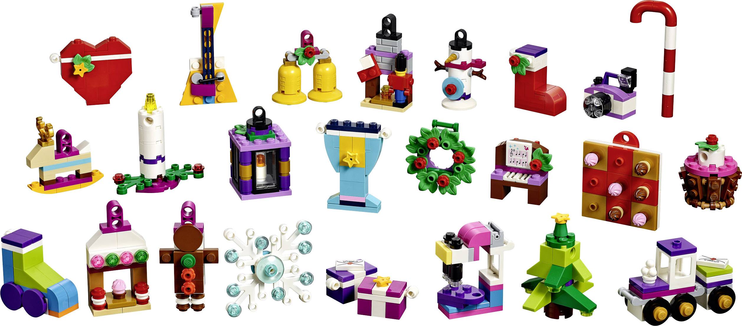LEGO Friends Friends Adventskalender mit Weihnachtsschmuck Adventskalender Altersklasse 6 - 12 Jahre