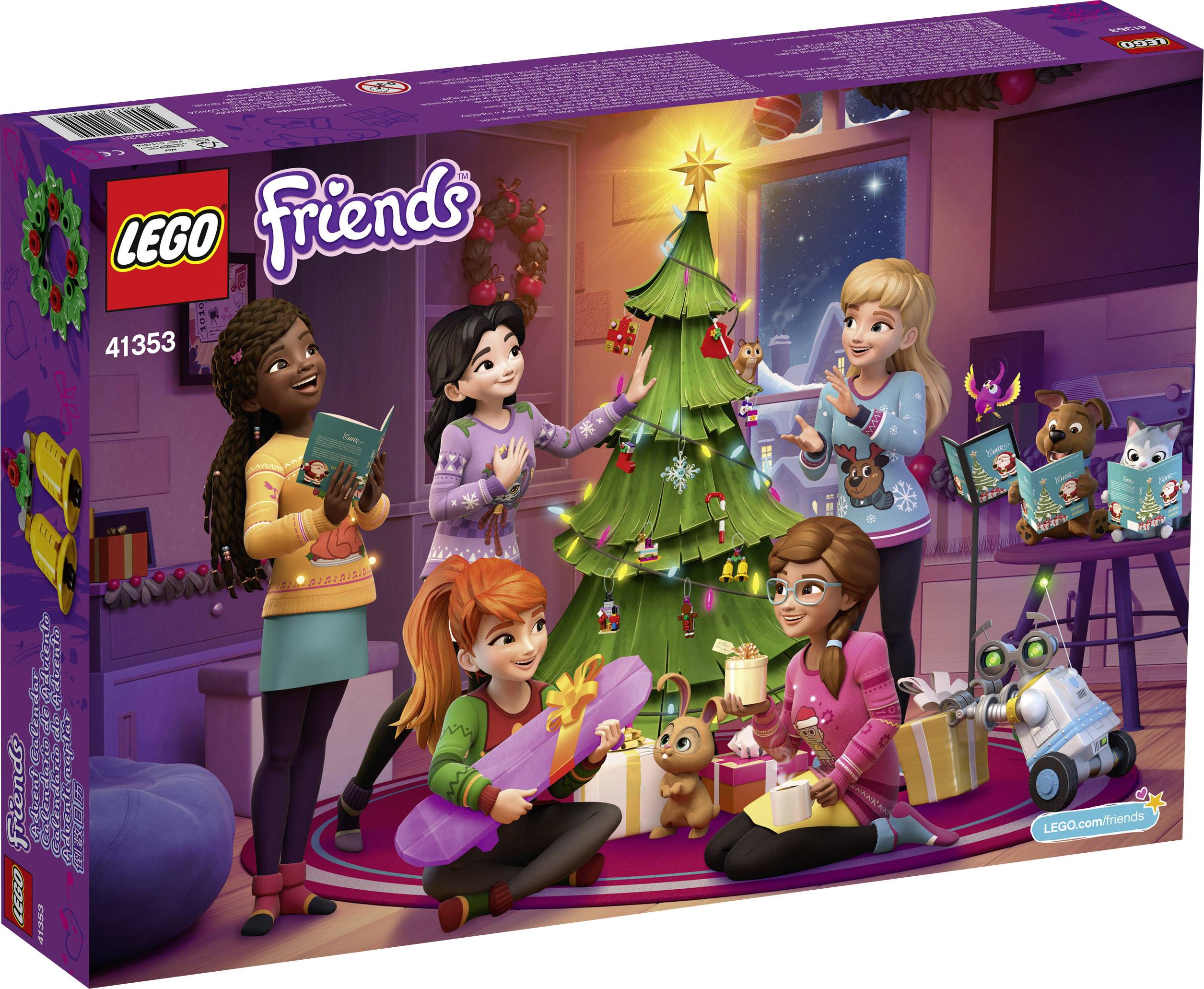 LEGO Friends Friends Adventskalender mit Weihnachtsschmuck Adventskalender Altersklasse 6 - 12 Jahre