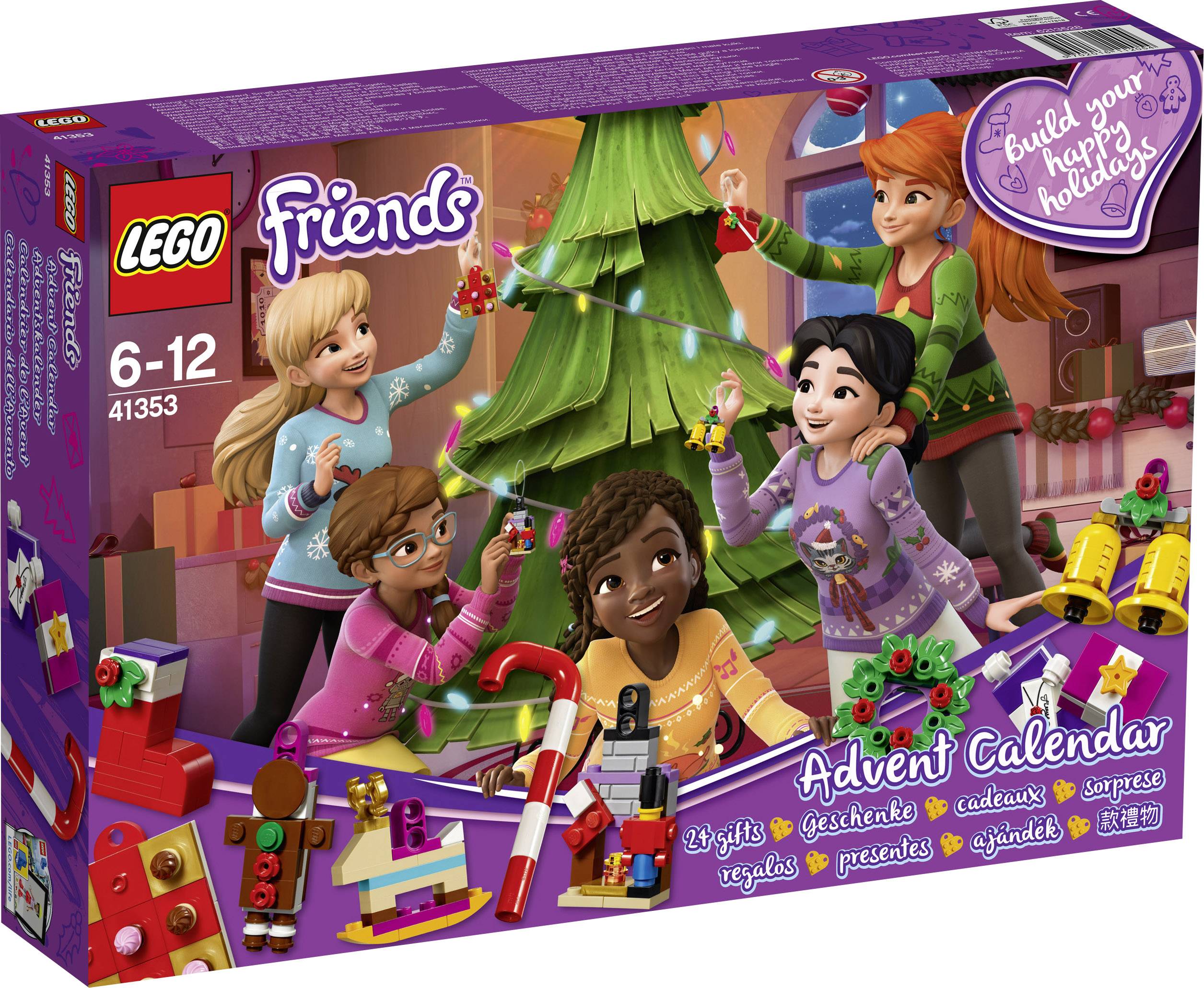 LEGO Friends Friends Adventskalender mit Weihnachtsschmuck Adventskalender Altersklasse 6 - 12 Jahre
