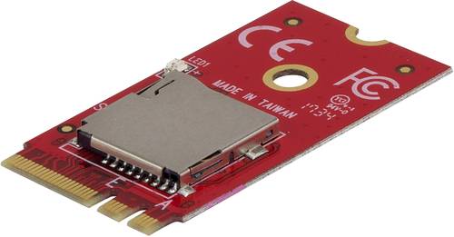 Schnittstellen-Konverter [1x M.2 Key A-E-Stecker - 1x SD-Karten-Slot]