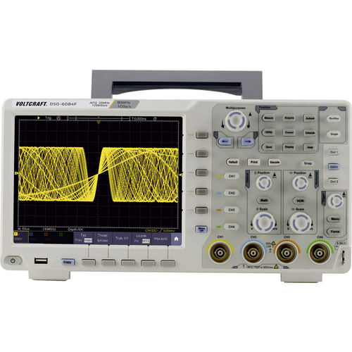 Oscilloscope numérique VOLTCRAFT DSO-6084F 80 MHz 4 canaux 1 Géch