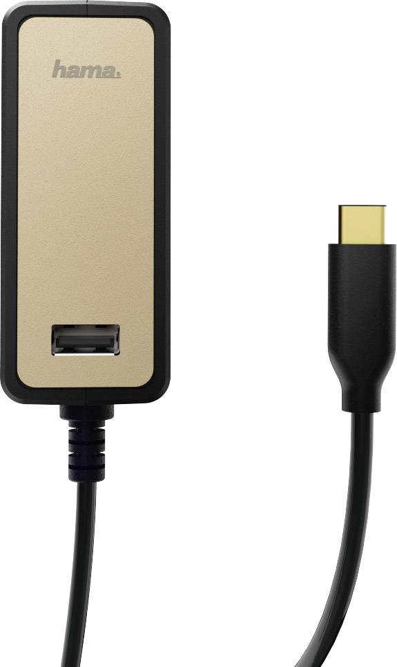Hama USB-C Power Delivery 00054184 USB-Ladegerät Steckdose Ausgangsstrom (max.) 3000 mA 2 x USB-C™ Stecker, USB