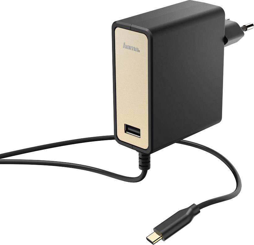 Hama USB-C Power Delivery 00054184 USB-Ladegerät Steckdose Ausgangsstrom (max.) 3000 mA 2 x USB-C™ Stecker, USB
