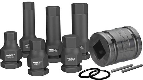 Hazet Schlagschrauber-Steckschlüsseleinsatz-Set 1/2  (12.5 mm), 1  (25 mm) 985S/11