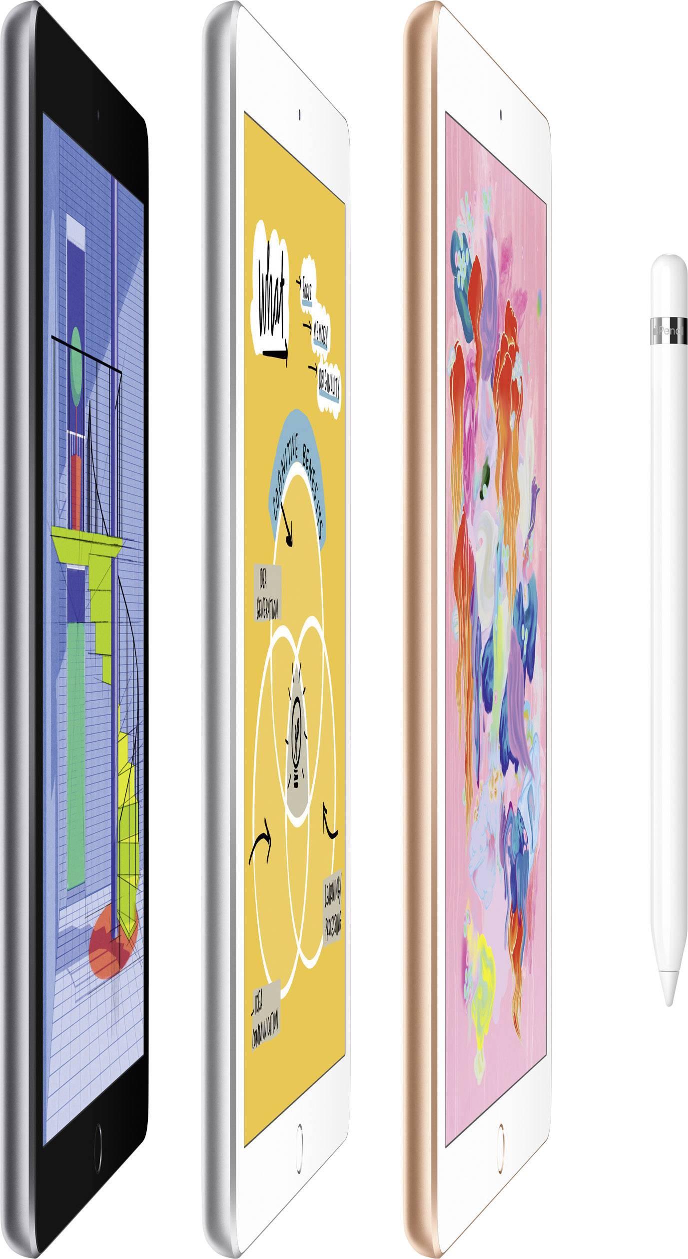 Apple iPad 9.7 (6. Generation, 2018) WiFi + Cellular 128 GB Gold 24.6 cm (9.7 Zoll) 2048 x 1536 Pixel