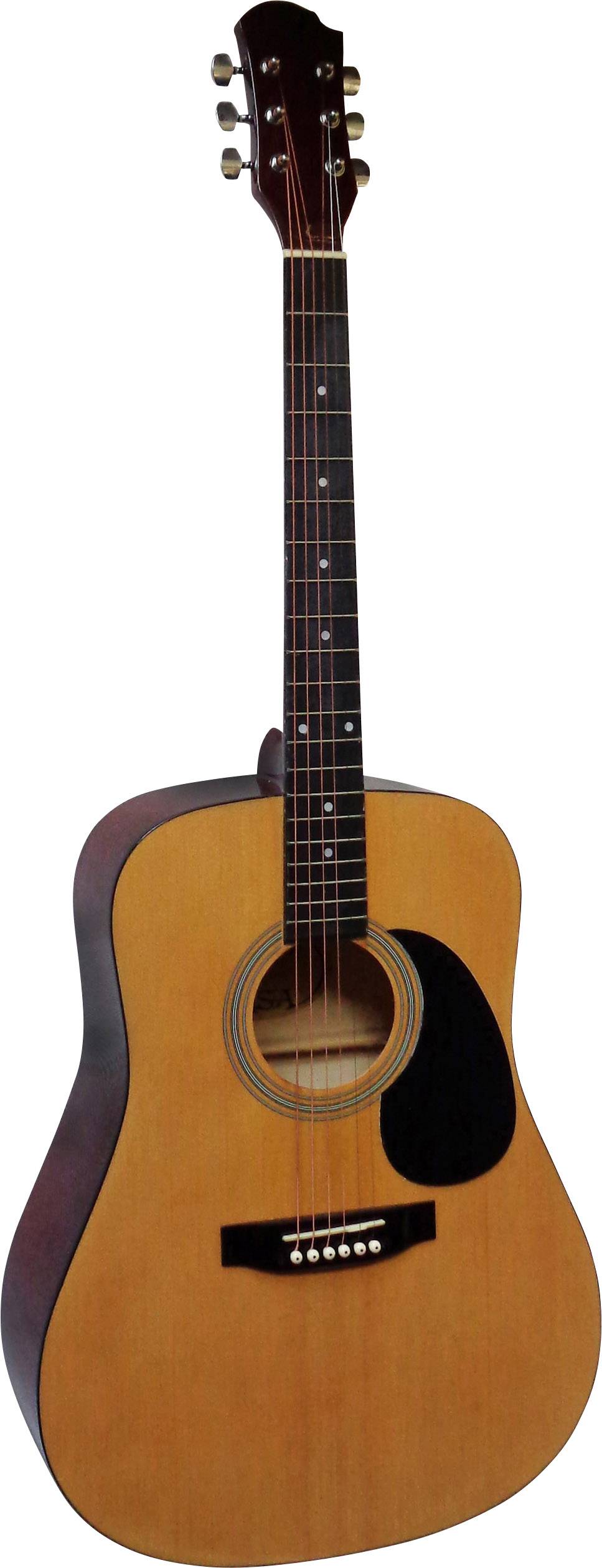 MSA Musikinstrumente CW 200 Westerngitarre 4/4 Natur