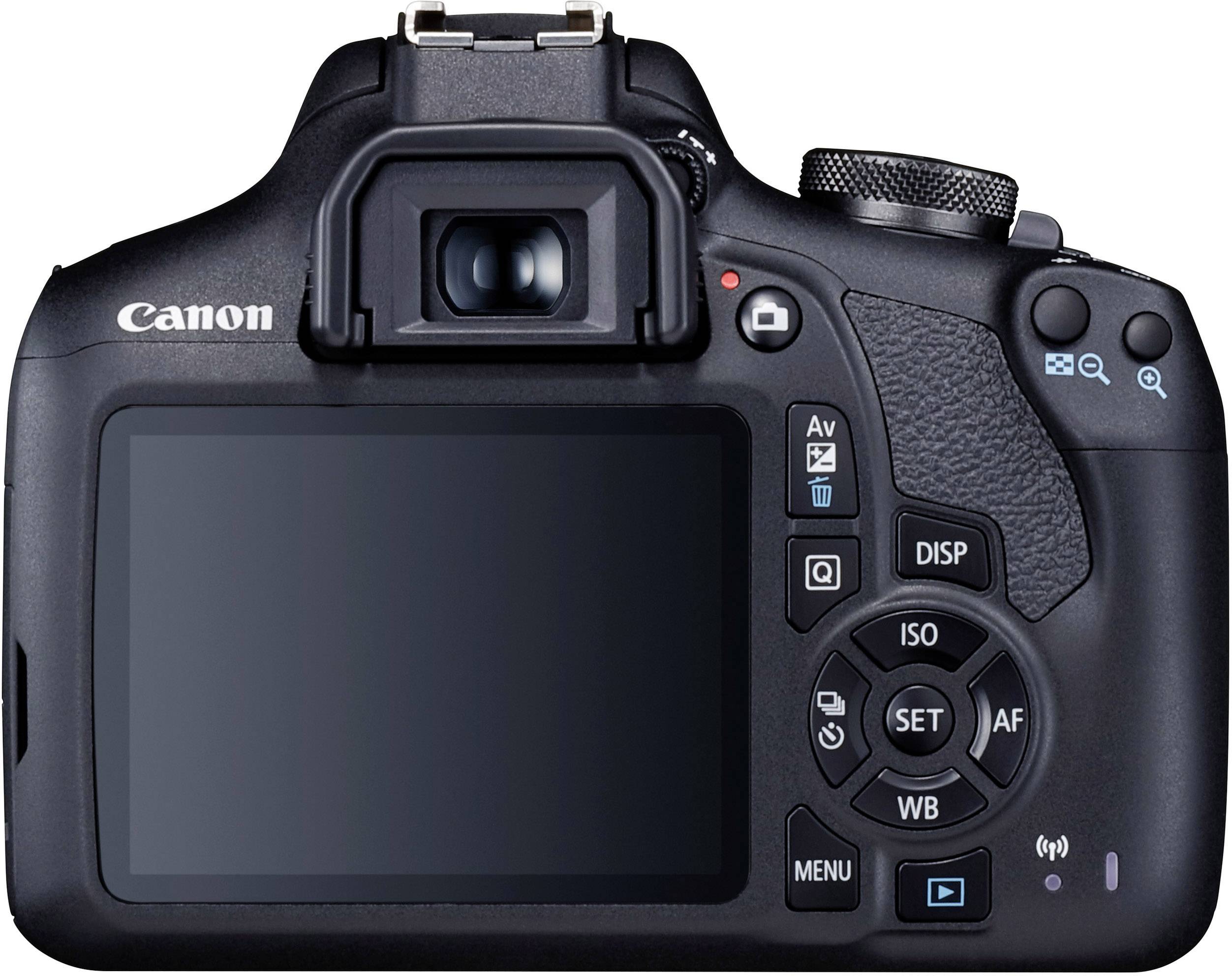 Canon EOS 2000D EF-S 18-55 IS II Kit Digitale Spiegelreflexkamera EF-S 18-55mm IS II 24.1 Megapixel Schwarz Optischer Sucher, mit