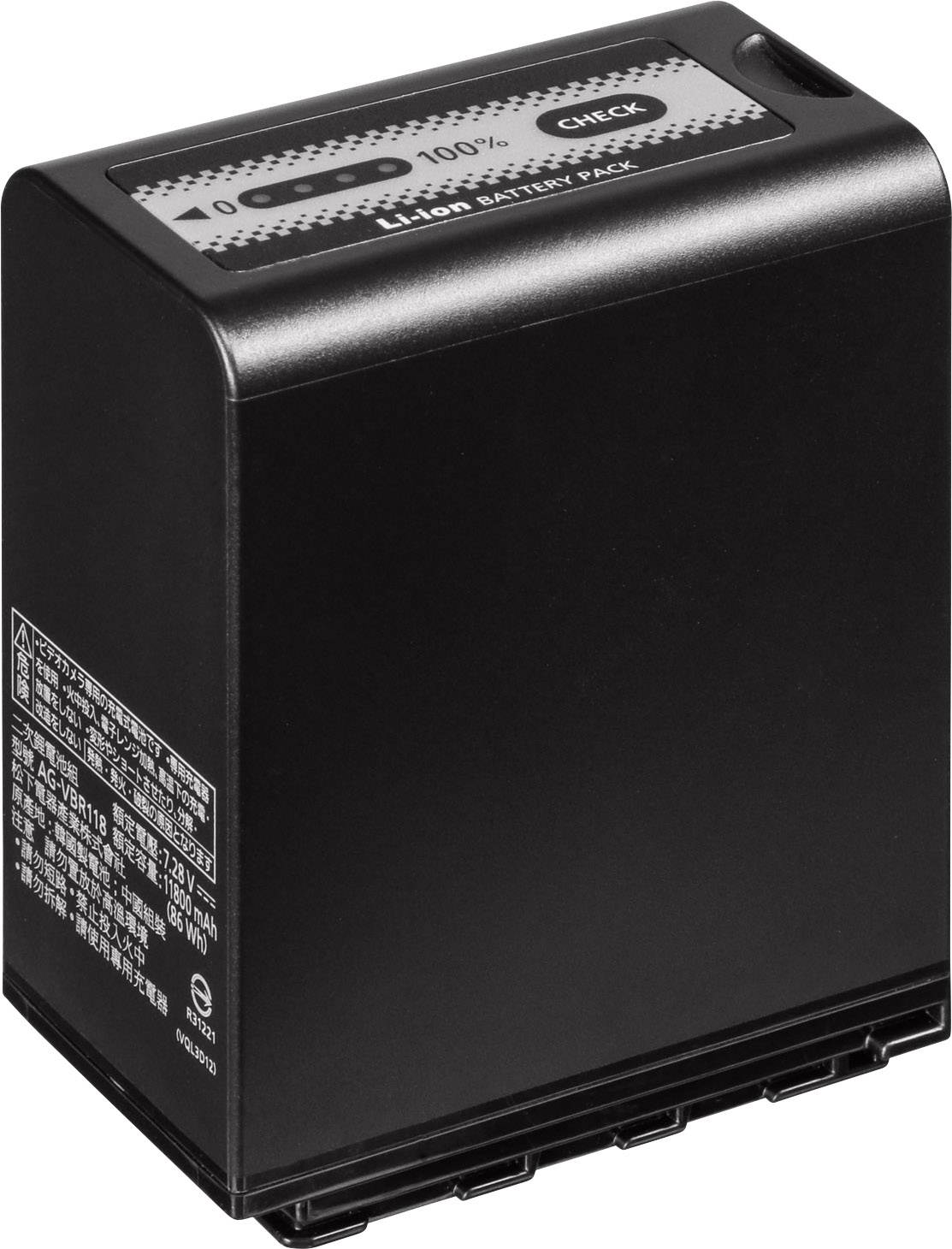 Panasonic AG-VBR118G Kamera-Akku ersetzt Original-Akku (Kamera) AG-VBR118G 7.3 V 11800 mAh