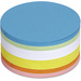 Maul Moderationskarte Weiß, Gelb, Orange, Rot, Grün, Blau rund 9.5cm 250 St./Pack. 250St.