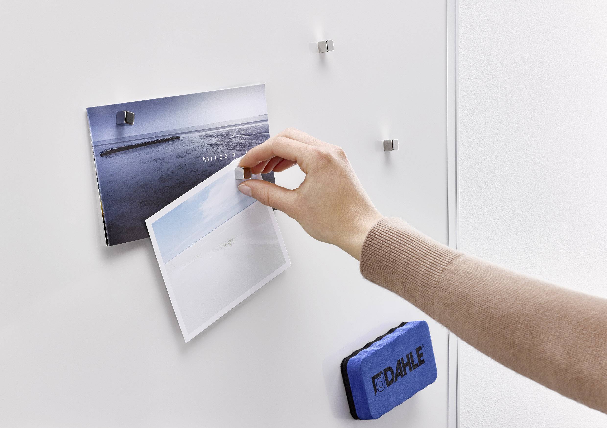 Dahle Magnet 95900 (B x H x T) 10 x 10 x 10 mm Würfel Silber 4 St. 76-95900-14026