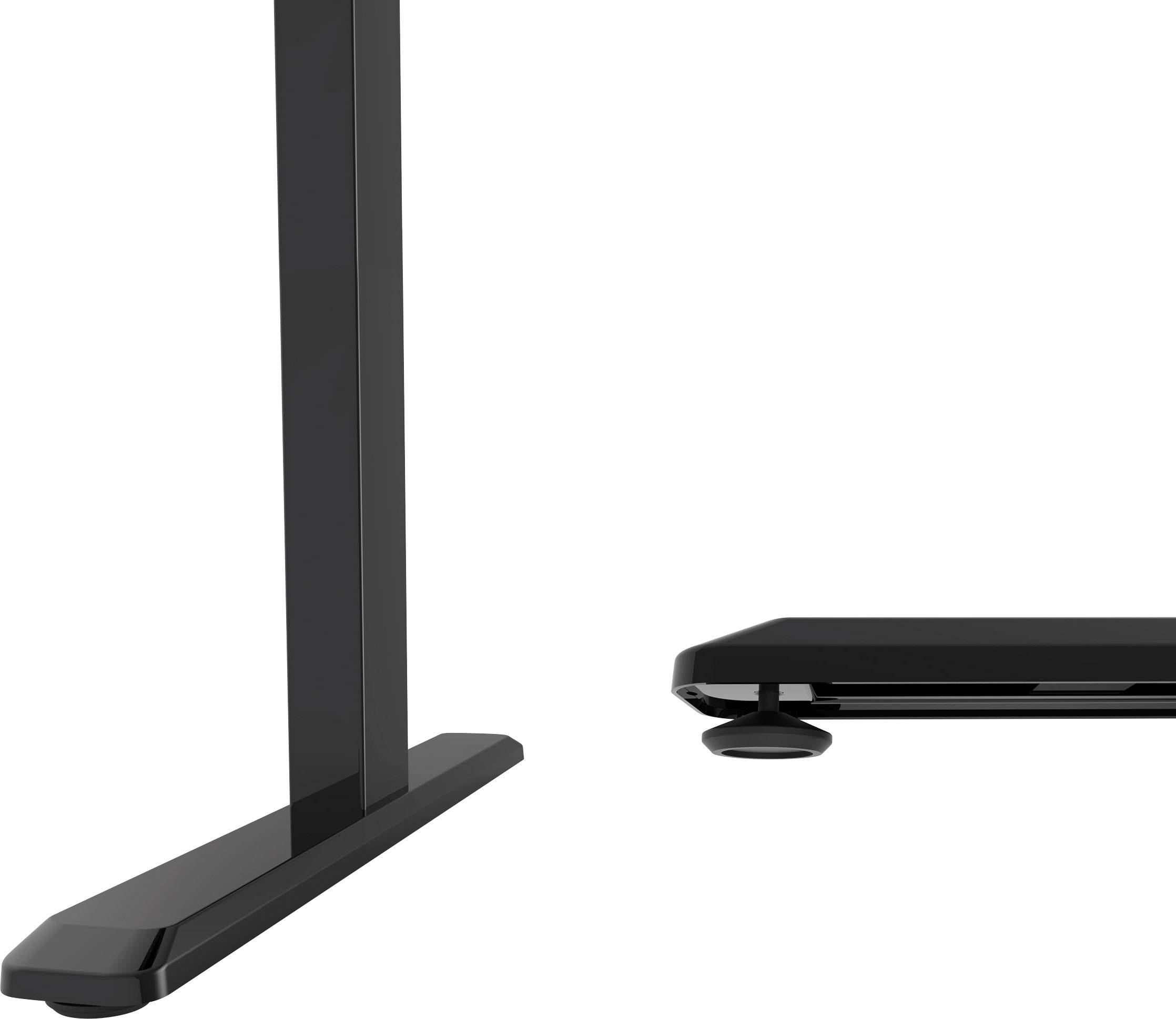 LogiLink Sitz-/Steh-Schreibtischgestell elektrisch höhenverstellbar Höhen-Bereich: 620 bis 1280 mm Schwarz EO0001 EO0001