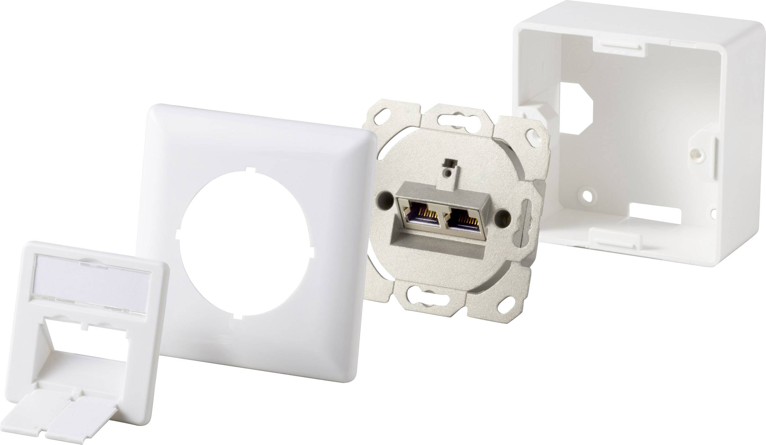 Renkforce NDR-9010 Aufputzrahmen 1-fach Reinweiß