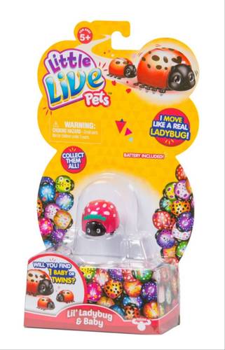 Little Live Pets, S1 Ladybug single Pack Spielzeug Roboter