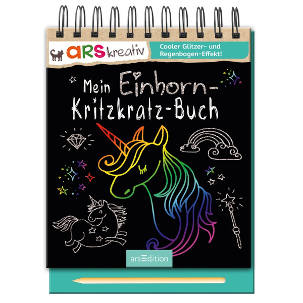 Mein Einhorn-Kritzkratz-Buch 132356 1St.