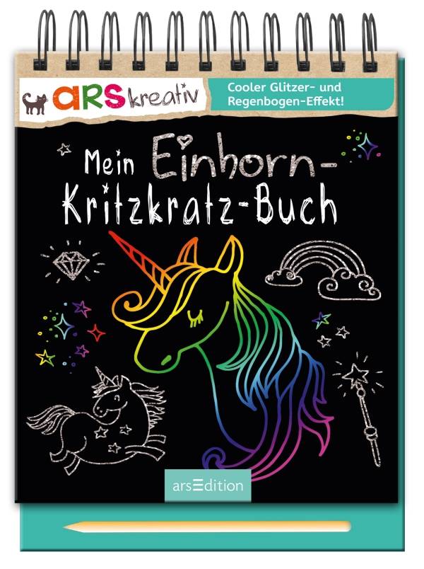 Vedes Mein Einhorn-Kritzkratz-Buch 132356 1St.
