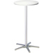 Maul Stehtisch Silber 9323102 Farbe der Tischplatte: Weiß Bodenschoner aus Kunststoff max. Höhe: 109.5cm