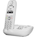 Gigaset AS405 A DECT/GAP Schnurloses Telefon analog Anrufbeantworter, Freisprechen Weiß