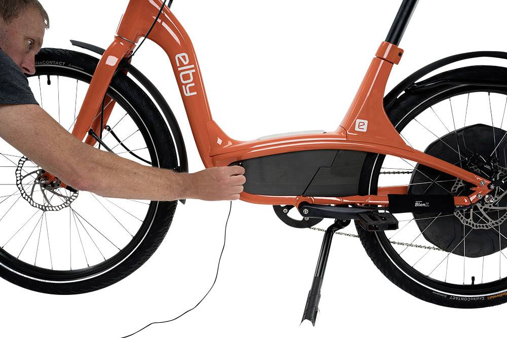 ELBY S1 BionX schwarz E-Bike mit Trittantrieb Schwarz Li-Ion 48V 11.6Ah mit Bluetooth, mit herausnehmbaren Akku