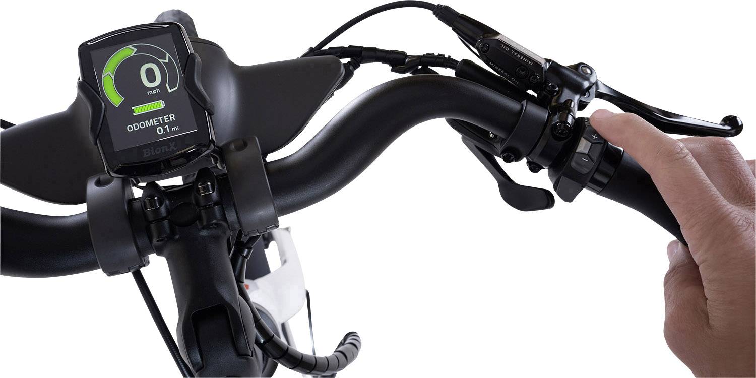 ELBY S1 BionX schwarz E-Bike mit Trittantrieb Schwarz Li-Ion 48V 11.6Ah mit Bluetooth, mit herausnehmbaren Akku