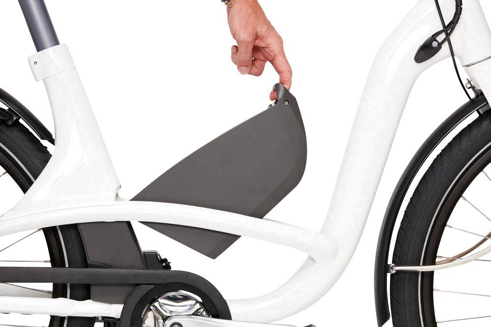 ELBY S1 BionX weiß E-Bike mit Trittantrieb Weiß Li-Ion 48V 11.6Ah mit Bluetooth, mit herausnehmbaren Akku, Smartphoneunterstützung