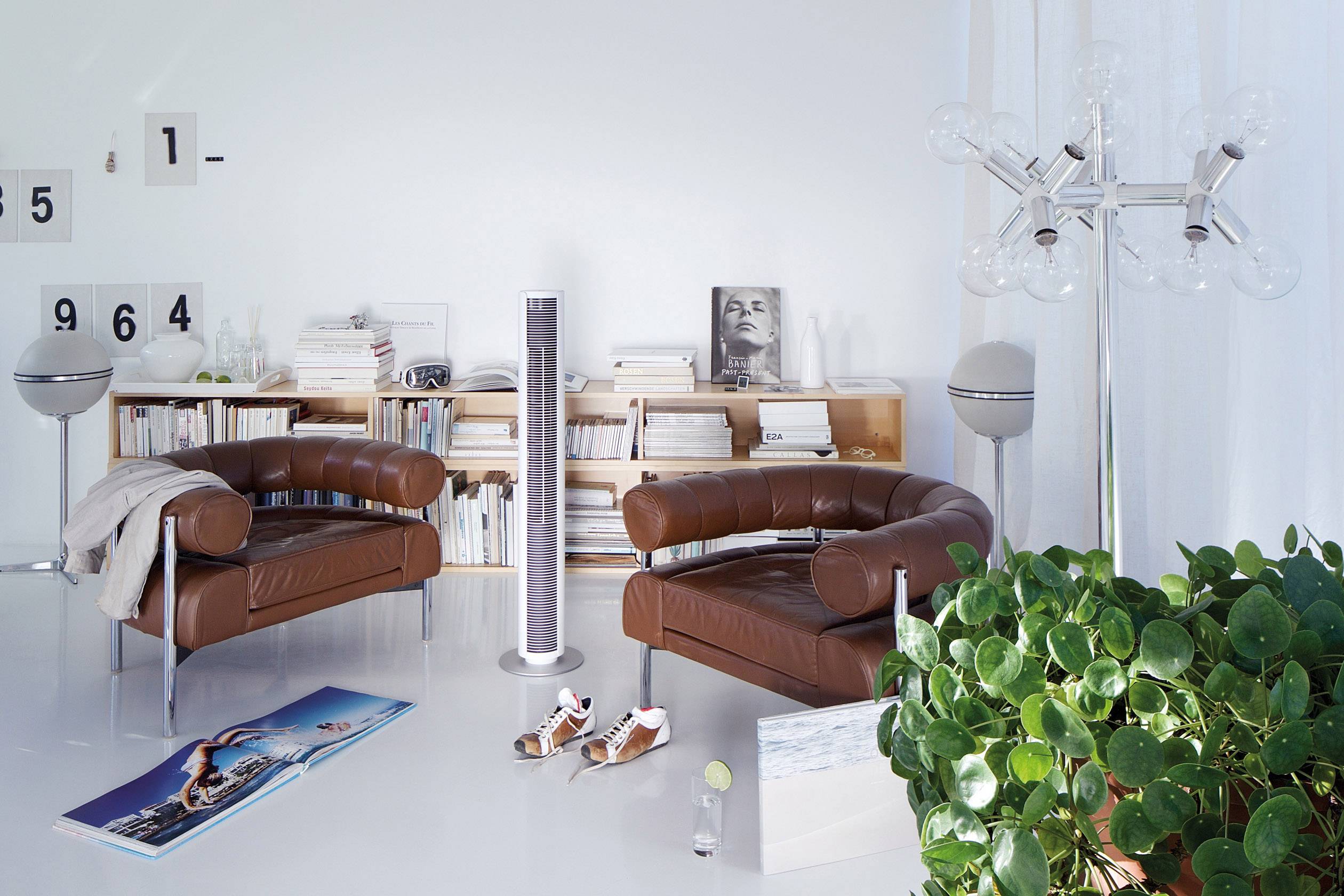 Stadler Form Peter weiß Turmventilator 60W (Ø x H) 24cm x 1090mm Weiß, Silber