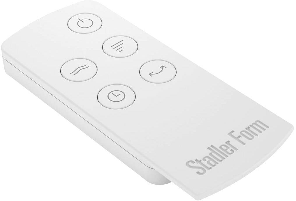 Stadler Form Peter weiß Turmventilator 60 W (Ø x H) 24 cm x 1090 mm Weiß, Silber Oszillierend, Timer, mit Fernbedienung, LED-Display