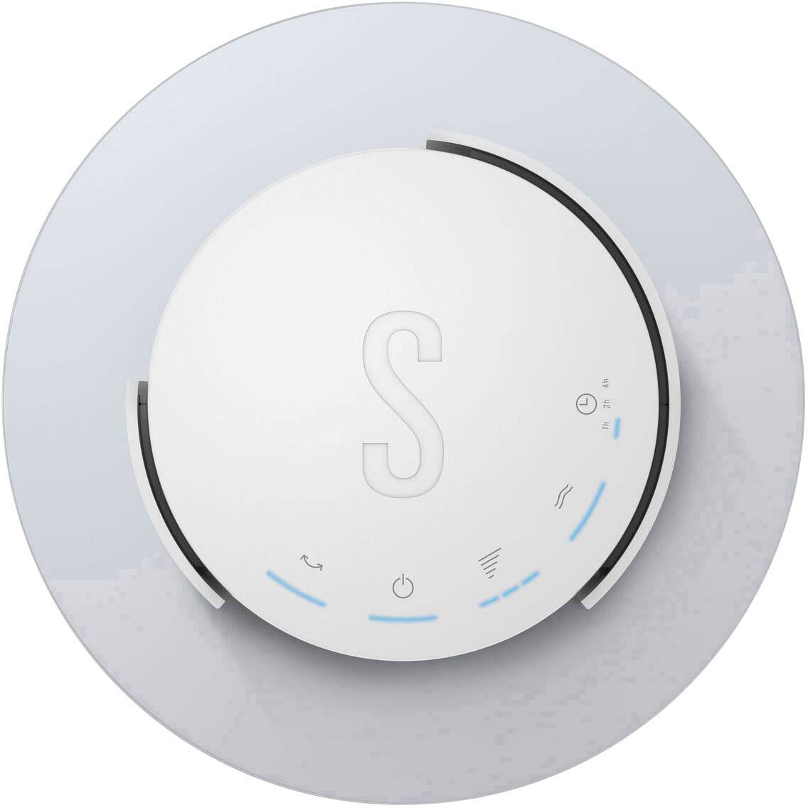 Stadler Form Peter weiß Turmventilator 60 W (Ø x H) 24 cm x 1090 mm Weiß, Silber Oszillierend, Timer, mit Fernbedienung, LED-Display