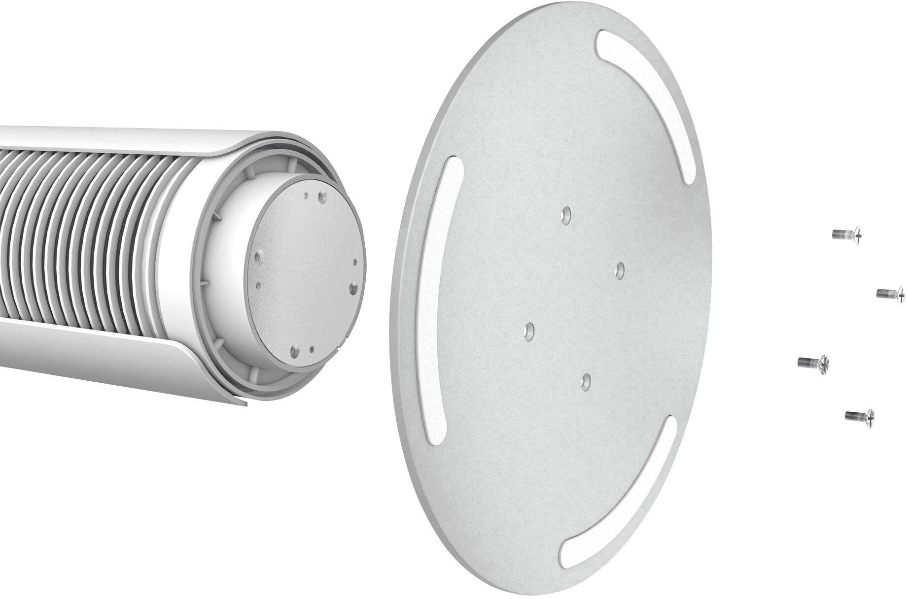 Stadler Form Peter weiß Turmventilator 60 W (Ø x H) 24 cm x 1090 mm Weiß, Silber Oszillierend, Timer, mit Fernbedienung, LED-Display