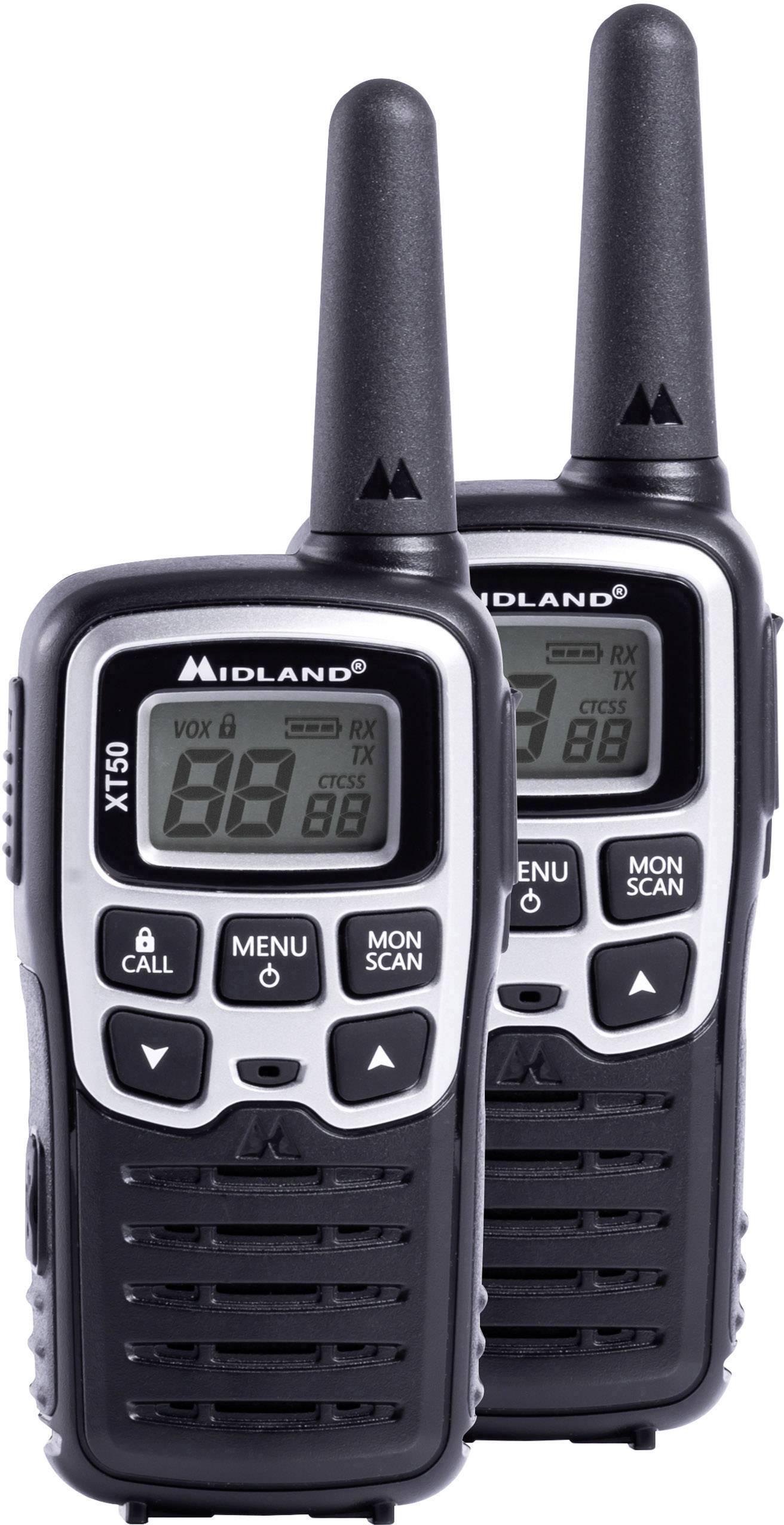 Midland XT50 C1178 PMR-Handfunkgerät 2er Set