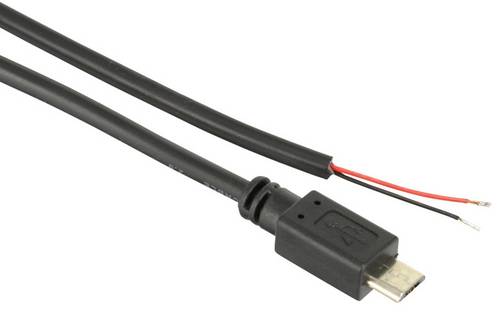 Joy-it K-1472 Strom-Kabel Raspberry Pi, Arduino, Banana Pi, Cubieboard [1x USB 2.0 Stecker Micro-B -