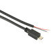Joy-it K-1472 Strom-Kabel Raspberry Pi, Arduino, Banana Pi, Cubieboard [1x USB 2.0 Stecker Micro-B - 1x offene Kabelenden] 1.00m