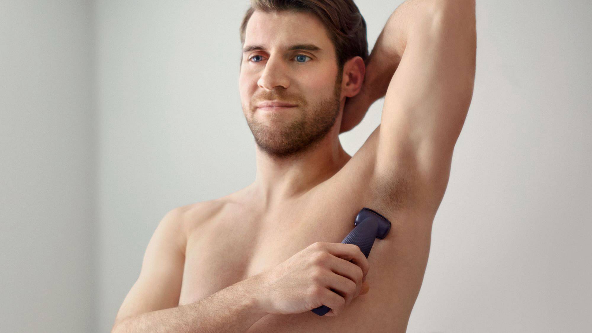 Philips BG3015/15 Körperhaartrimmer Blau (metallic), Schwarz