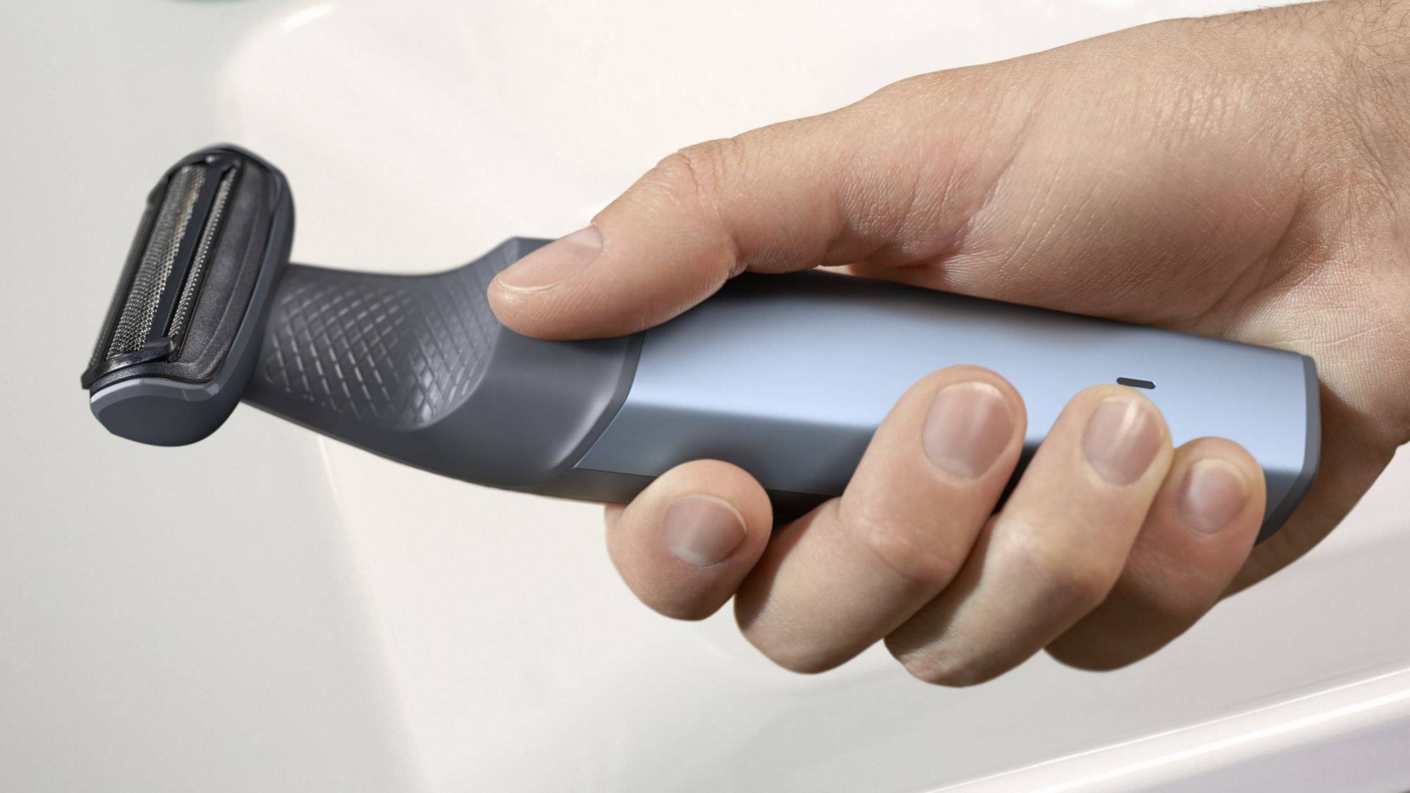 Philips BG3015/15 Körperhaartrimmer Blau (metallic), Schwarz