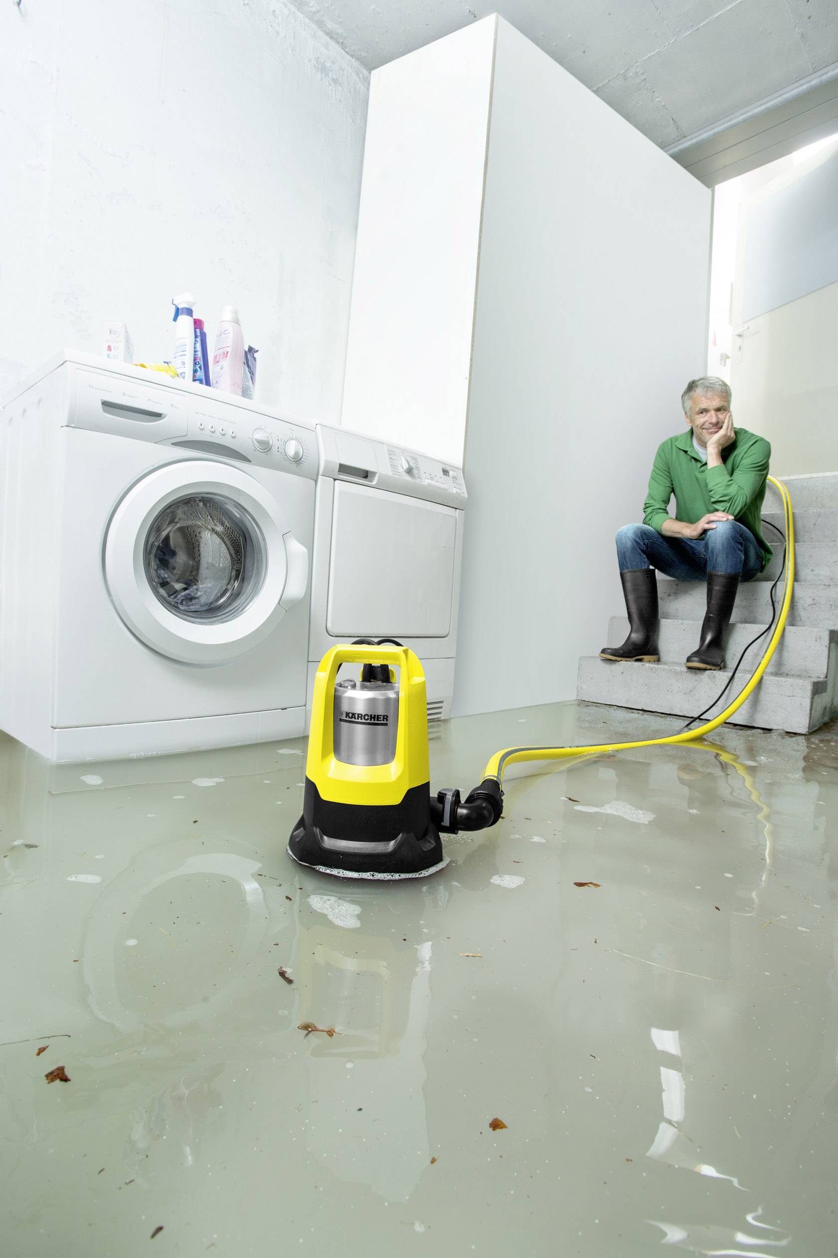 Kärcher Home & Garden SP 7 Dirt Inox 1.645-506.0 Schmutzwasser-Tauchpumpe mehrstufig, mit Schutzkontaktstecker 15500 l/h 8 m