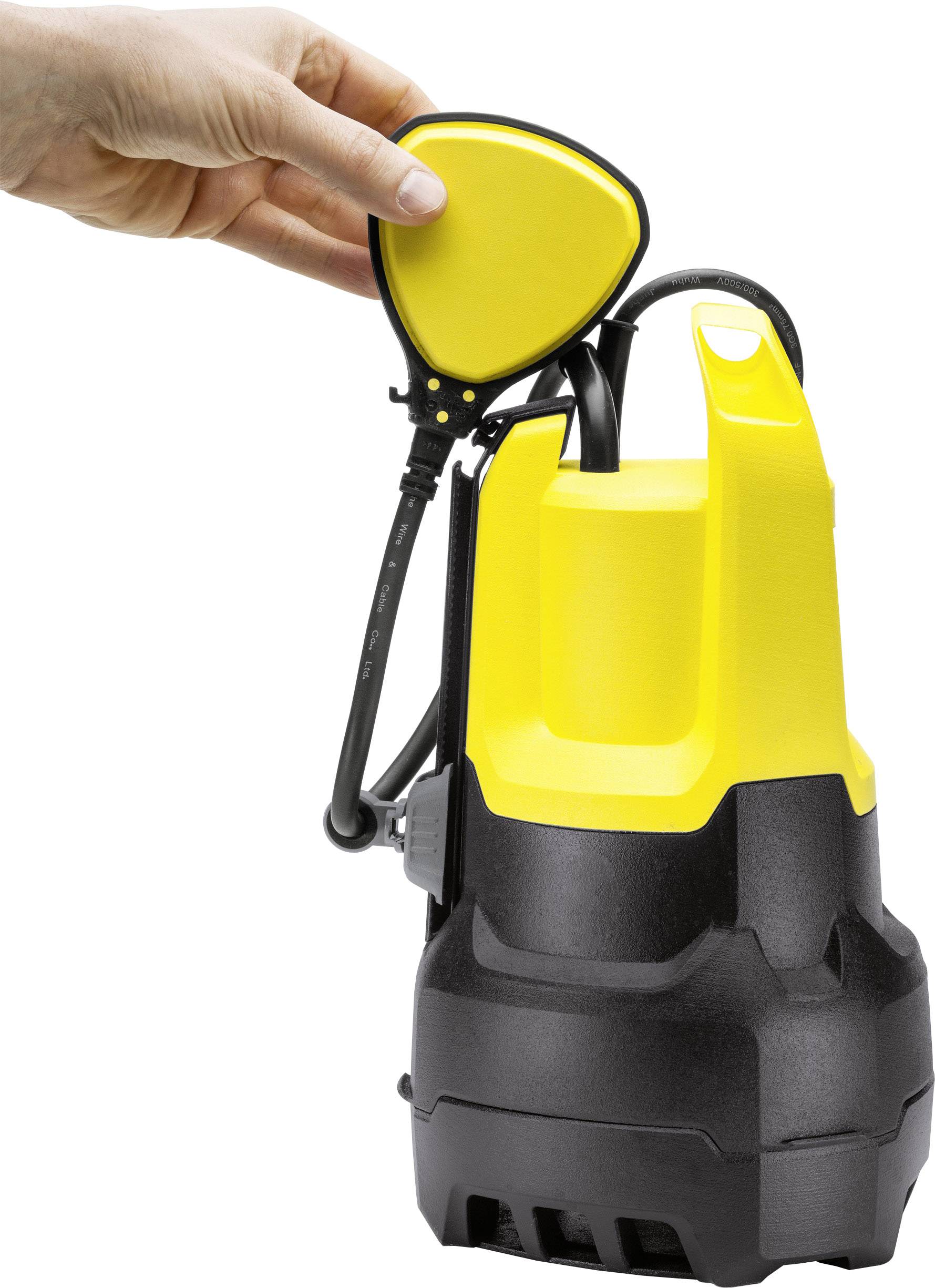 Kärcher Home & Garden 1.645-503.0 Schmutzwasser-Tauchpumpe mehrstufig, mit Schutzkontaktstecker 9500 l/h 7 m