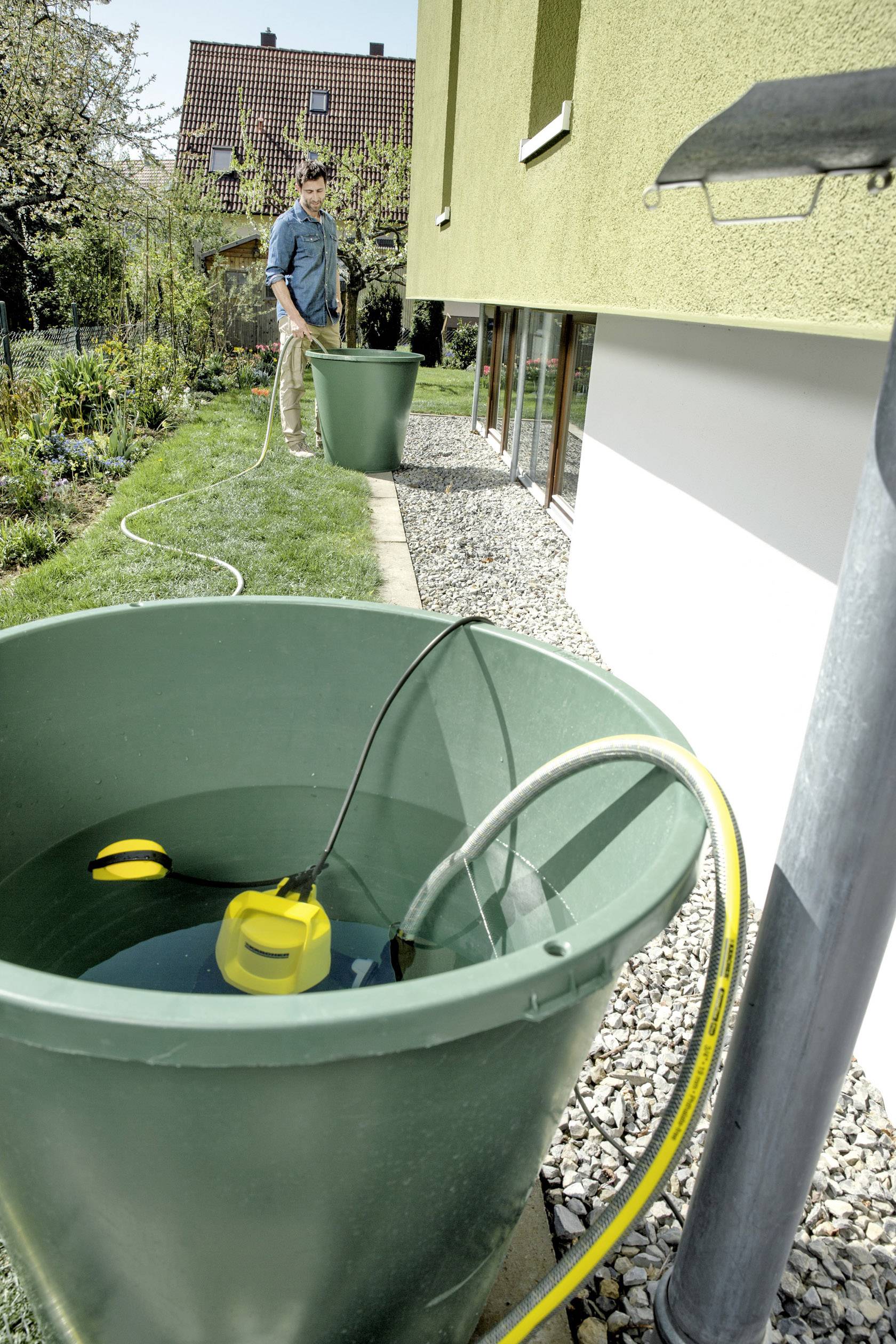 Kärcher Home & Garden 1.645-500.0 SP 1 Dirt Schmutzwasser-Tauchpumpe mehrstufig, mit Schutzkontaktstecker 5500 l/h 4.50 m
