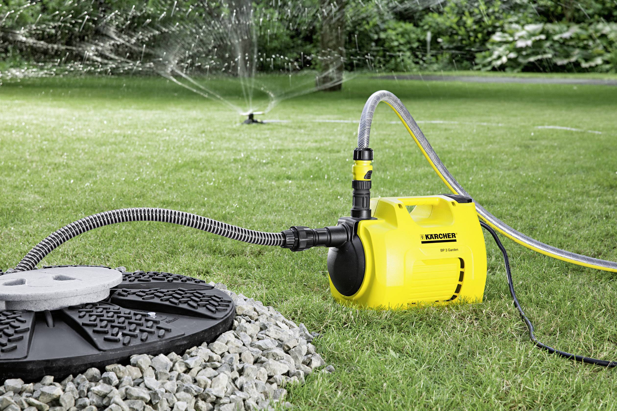 Renkforce 1712590 Gartenpumpe – 3500 L/h, 38 M Förderhöhe, Für Die Bewässerung Im Garten