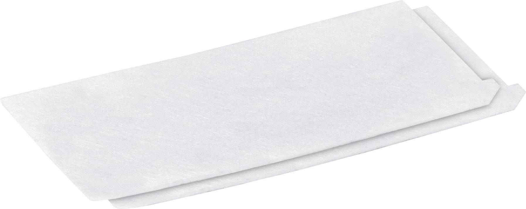 Ein weißer Trocknertuch liegt auf einer Oberfläche, leicht gefaltet. Es wird verwendet, um Kleidung im Trockner weich und frisch zu machen.