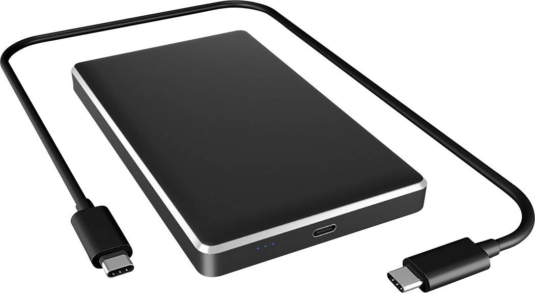 ICY BOX IB-245-C31-B 6.35cm (2.5 Zoll)-Festplattengehäuse 2.5 Zoll USB-C™