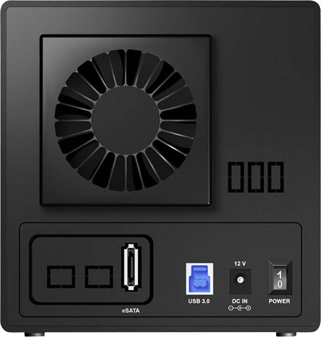 ICY BOX IB-3664SU3 8.9 cm (3.5 Zoll) Festplattengehäuse 3.5 Zoll USB 3.2 Gen 1 (USB 3.0), eSATA