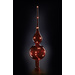 Krinner 76032 Christmas tree-topper Warm white LED (monochrome) Red Mouth-blown glass, incl. switch