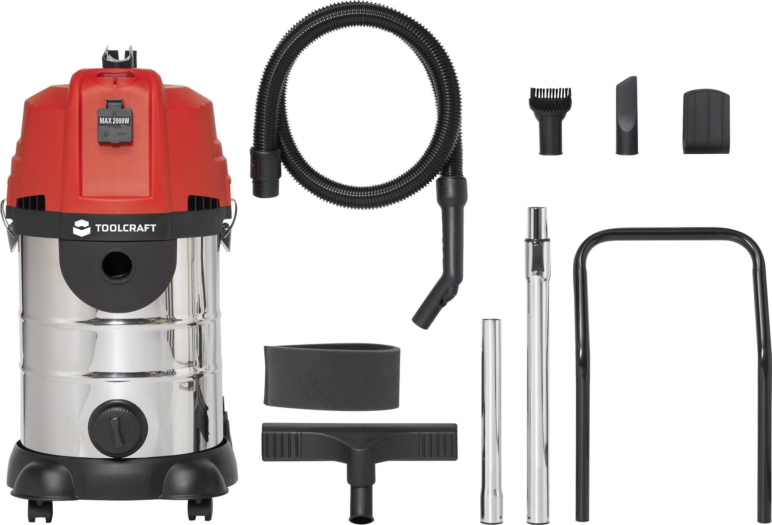 TOOLCRAFT VC-1600-30 TO-5029746 Nass-/Trockensauger 1600W 30l