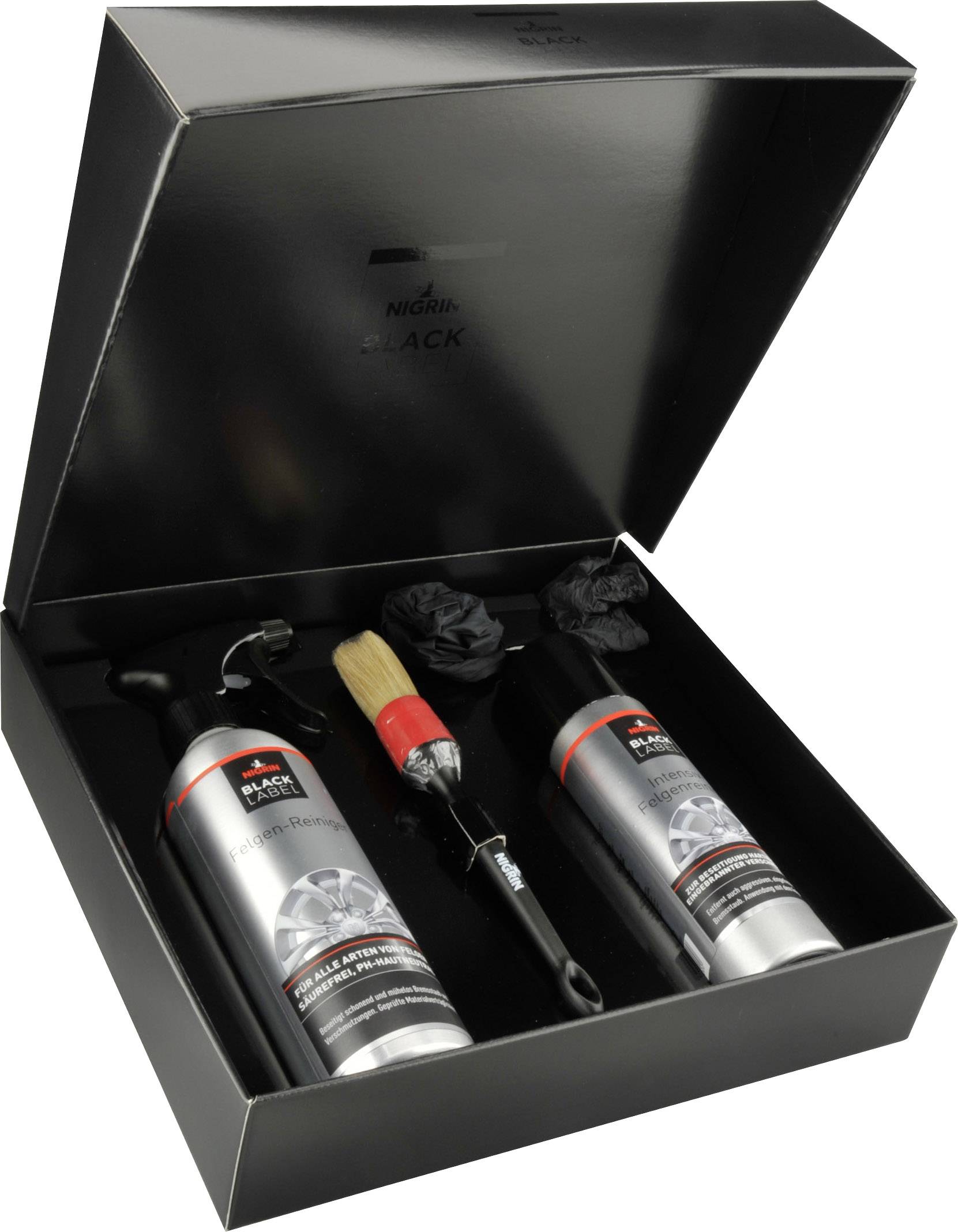 NIGRIN Black Label 72060 Felgenreiniger 1 Set
