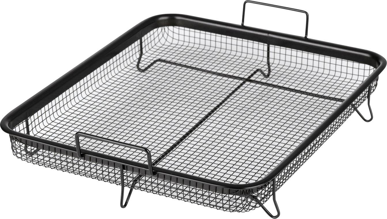 GourmetMaxx Heißluft-Grillkorb 01644 01644 Grillkorb Schwarz