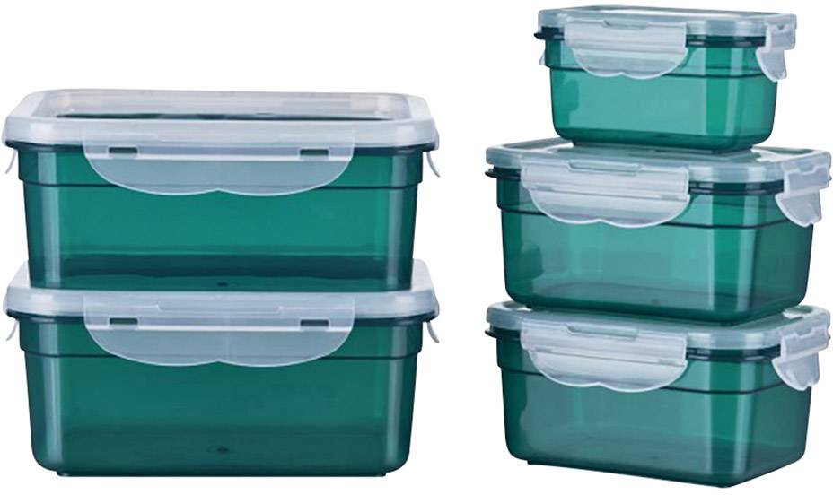 GourmetMaxx Frischhaltedosen Klick-it 5-tlg