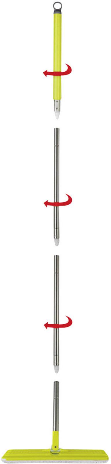 CleanMaxx 09996 Wischsystem Komfort-Mopp - Grau/Grün 09996