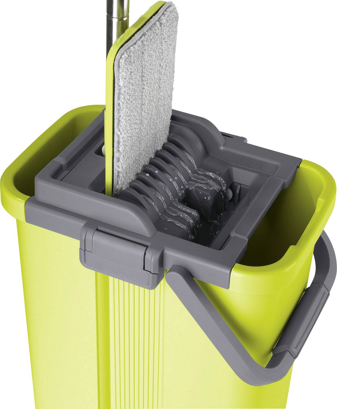 CleanMaxx 09996 Wischsystem Komfort-Mopp - Grau/Grün 09996