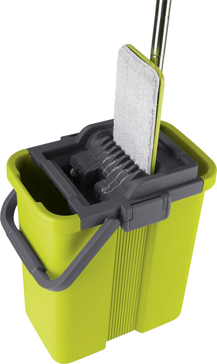CleanMaxx CLEANmaxx Wischsystem Komfort-Mopp - Grau/Grün 09996 1 St. 09996