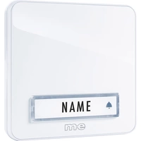 M-e modern-electronics 41144 Funkklingel Komplett-Set beleuchtet, mit Namensschild M-e modern-electronics 41144 Funkklingel Komplett-Set beleuchtet, mit Namensschild