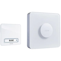 M-e modern-electronics 41144 Funkklingel Komplett-Set beleuchtet, mit Namensschild M-e modern-electronics 41144 Funkklingel Komplett-Set beleuchtet, mit Namensschild